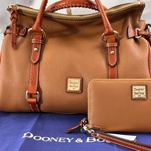 Dooney and Bourke Large Pebble Satchel #1 of 2- Caramel